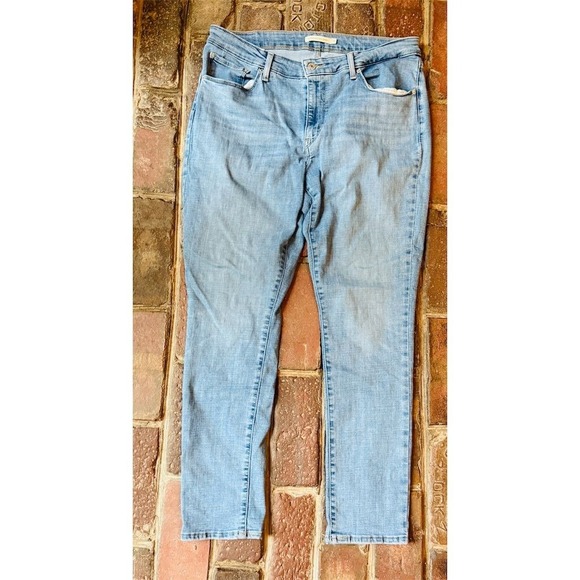 Madewell Women's mid-Rise Skinny Jeans Light Wash plus 16 Blue Denim classic fit - Picture 1 of 8